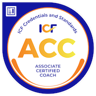 ICF Associate Certified Coach ACC accreditation badge